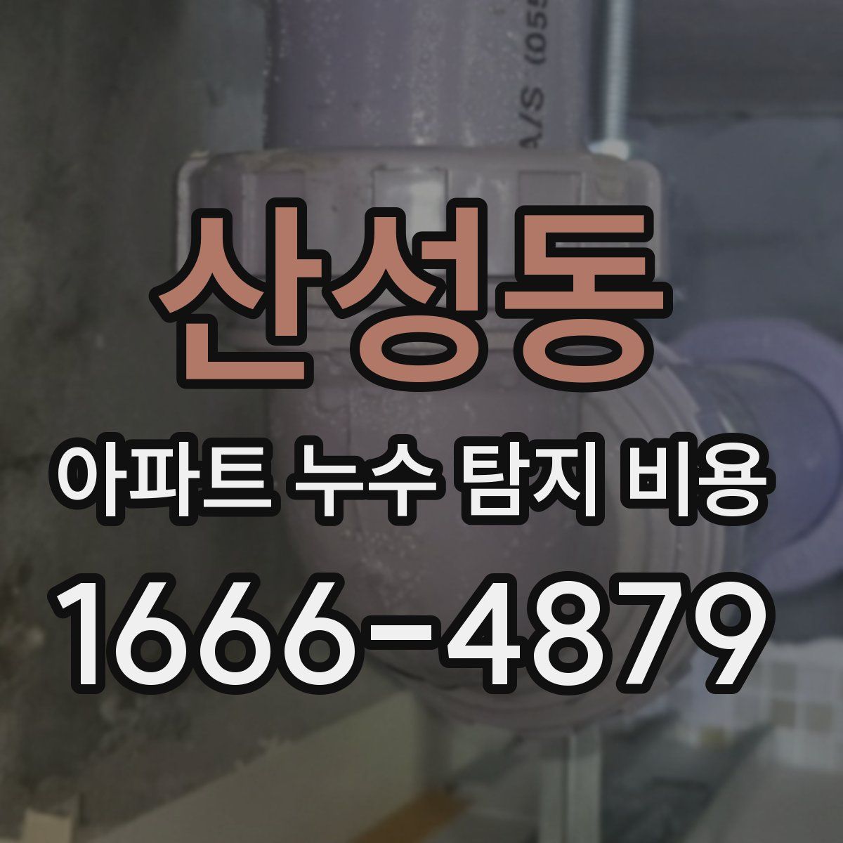 산성동 아파트 누수 탐지 비용