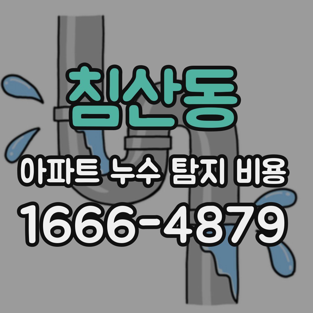 침산동 아파트 누수 탐지 비용