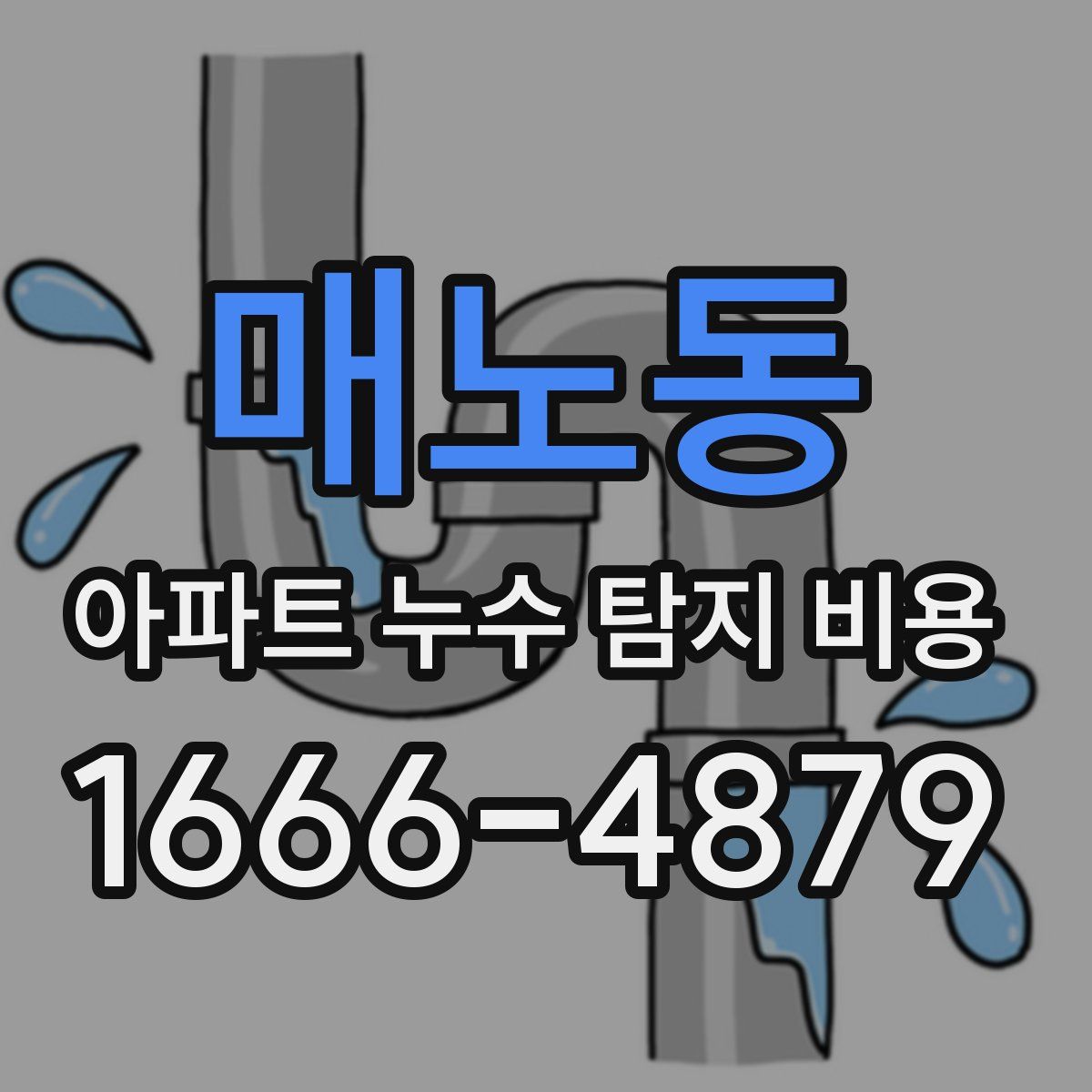 매노동 아파트 누수 탐지 비용