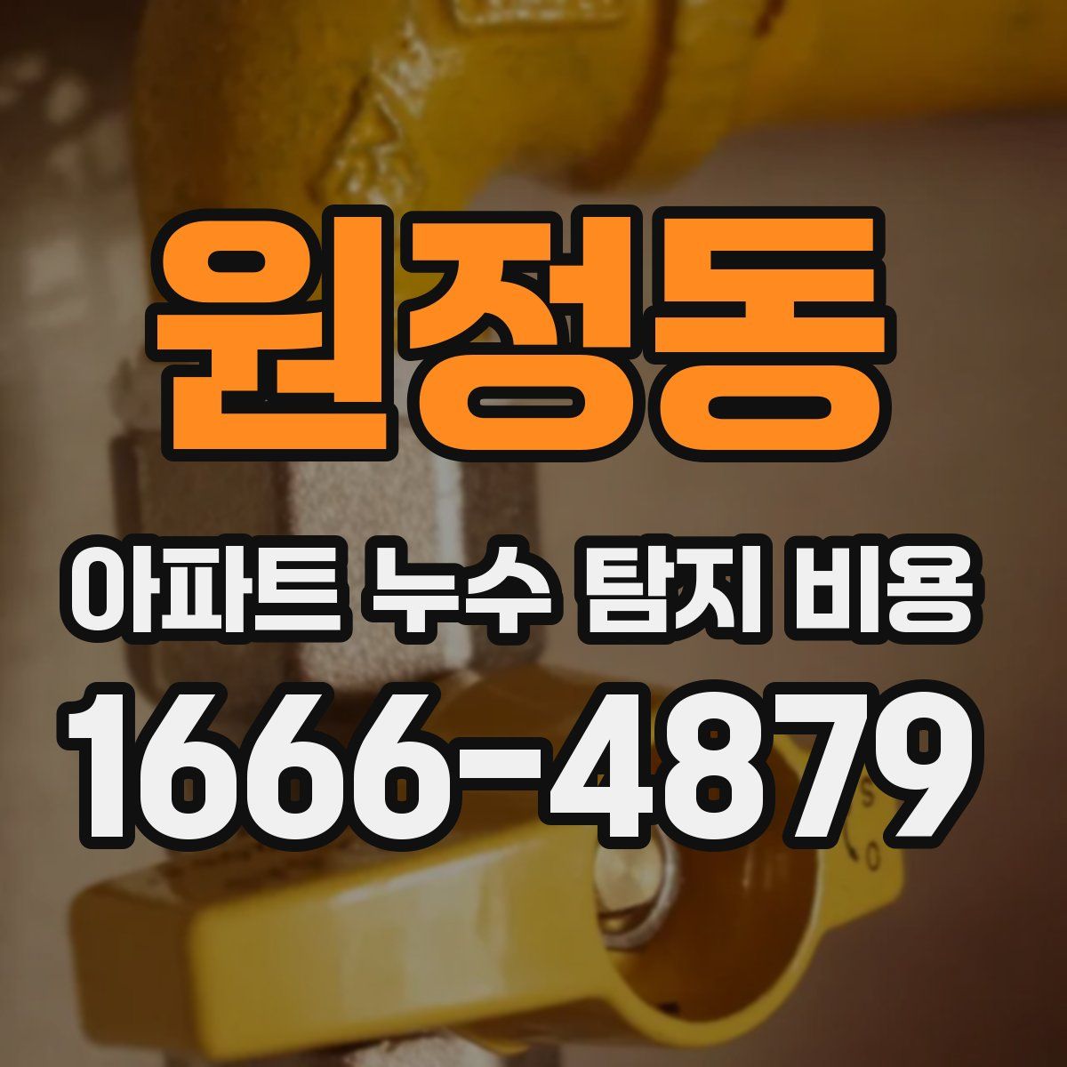 원정동 아파트 누수 탐지 비용