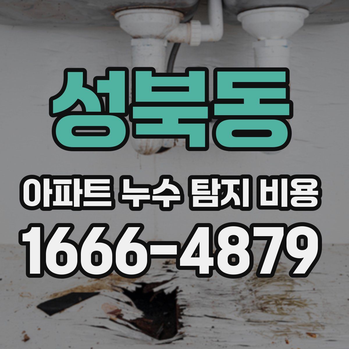 성북동 아파트 누수 탐지 비용