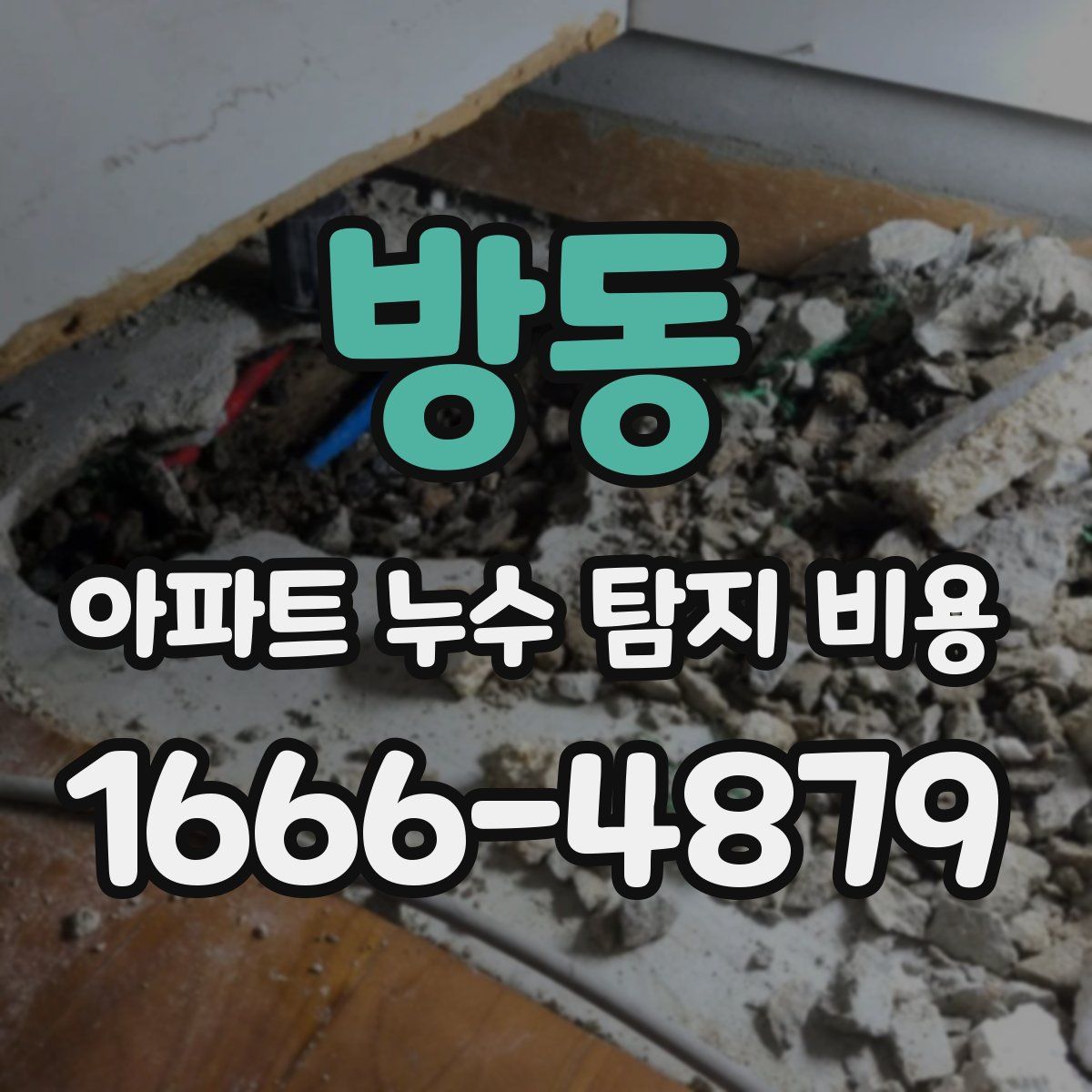 방동 아파트 누수 탐지 비용