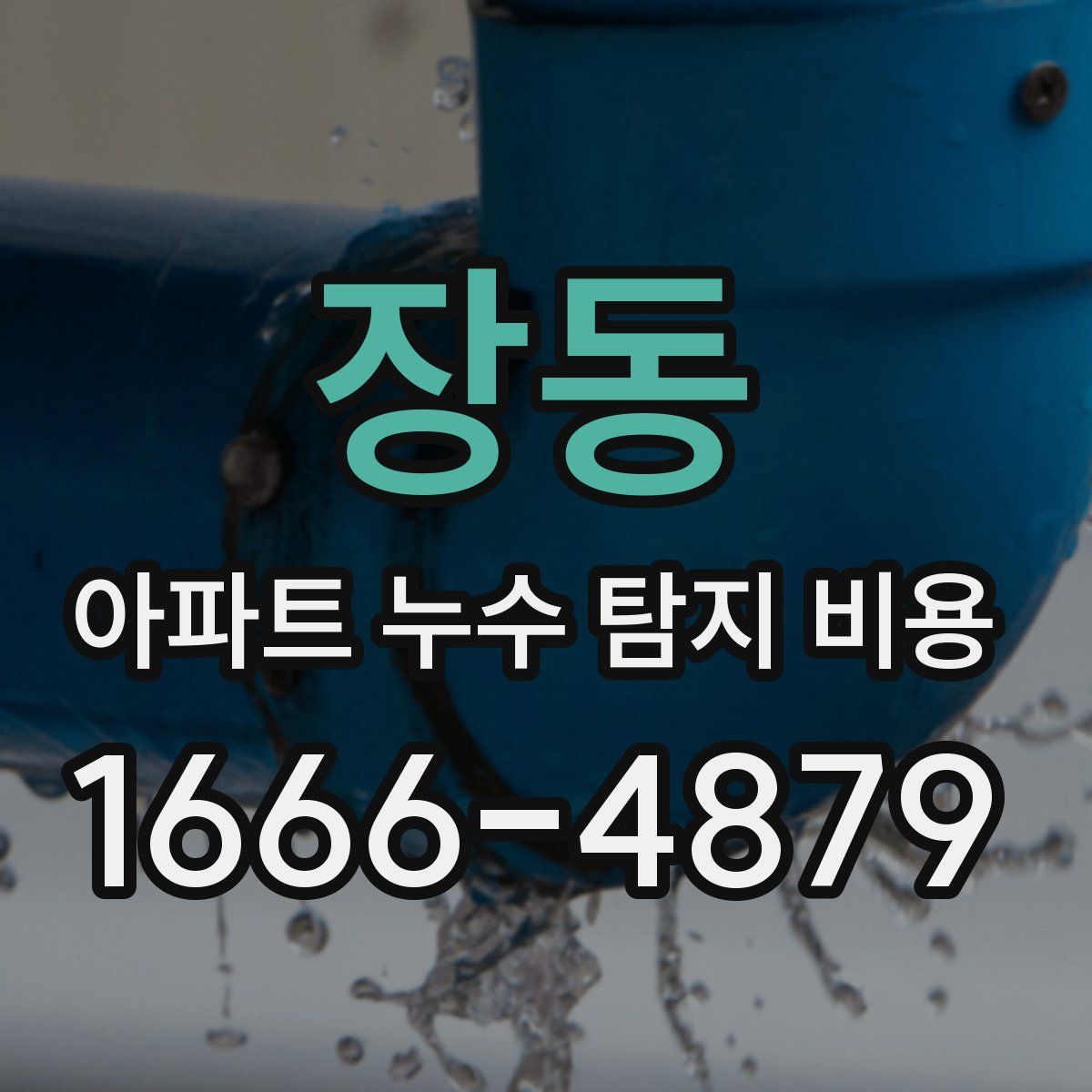 장동 아파트 누수 탐지 비용