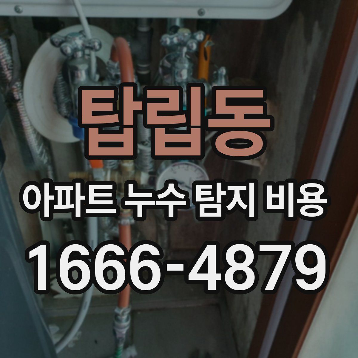 탑립동 아파트 누수 탐지 비용