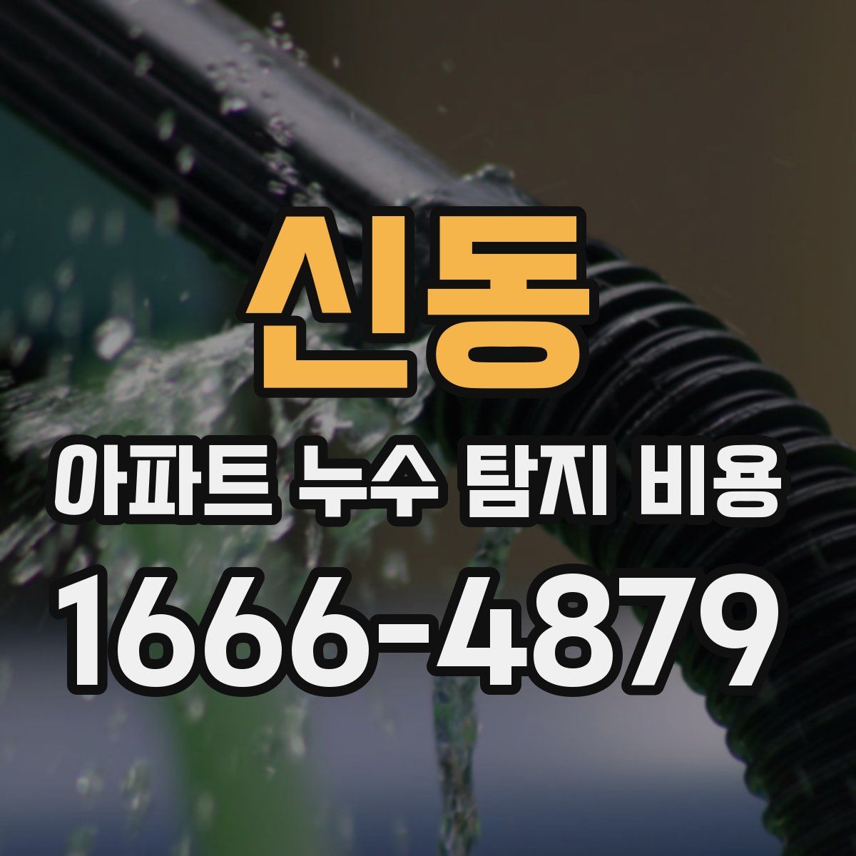 신동 아파트 누수 탐지 비용