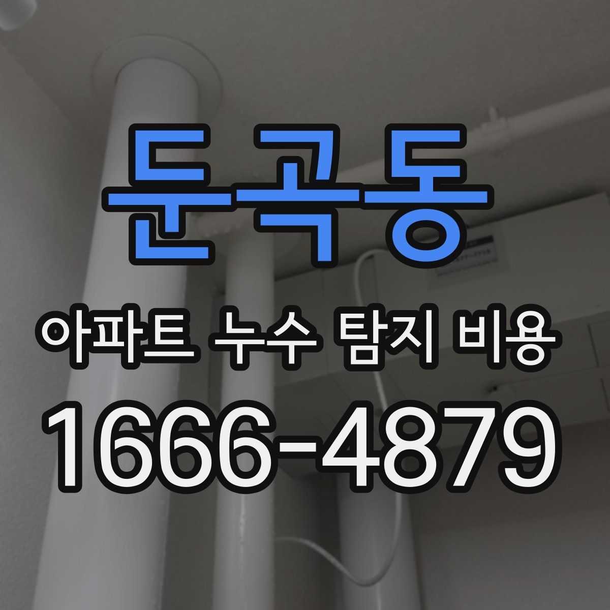 둔곡동 아파트 누수 탐지 비용