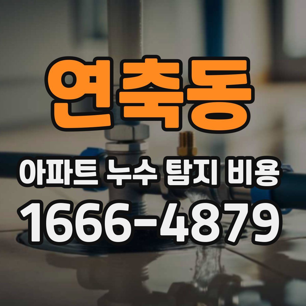 연축동 아파트 누수 탐지 비용