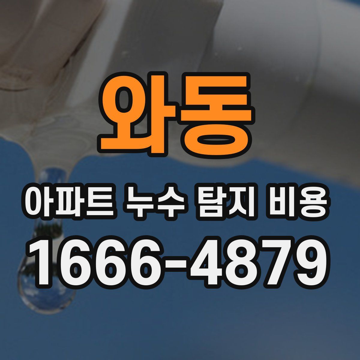 와동 아파트 누수 탐지 비용