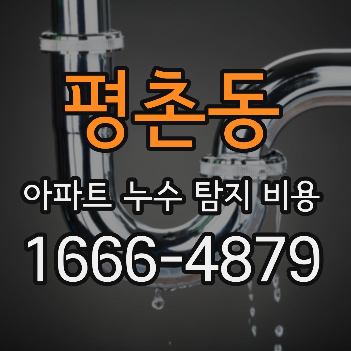 평촌동 아파트 누수 탐지 비용