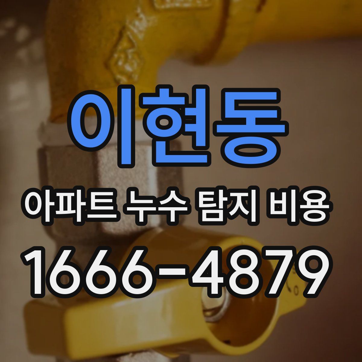 이현동 아파트 누수 탐지 비용