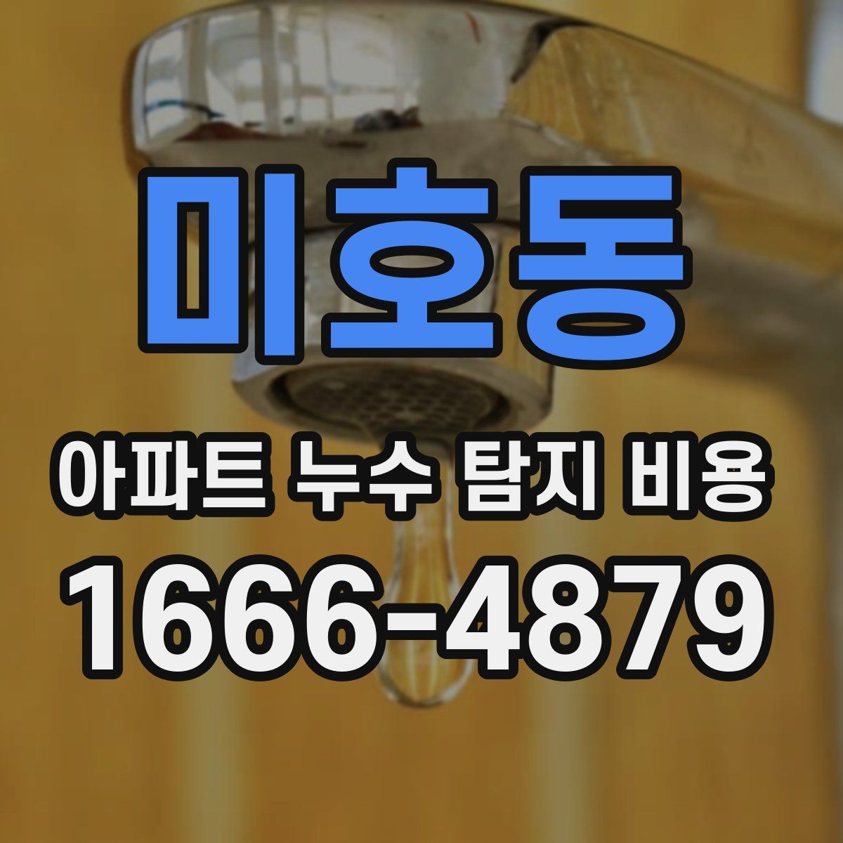 미호동 아파트 누수 탐지 비용