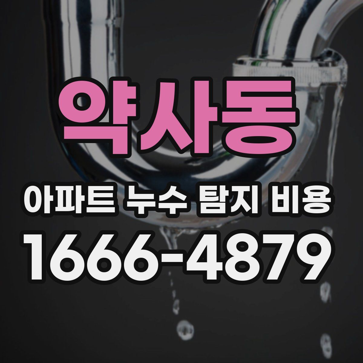 약사동 아파트 누수 탐지 비용