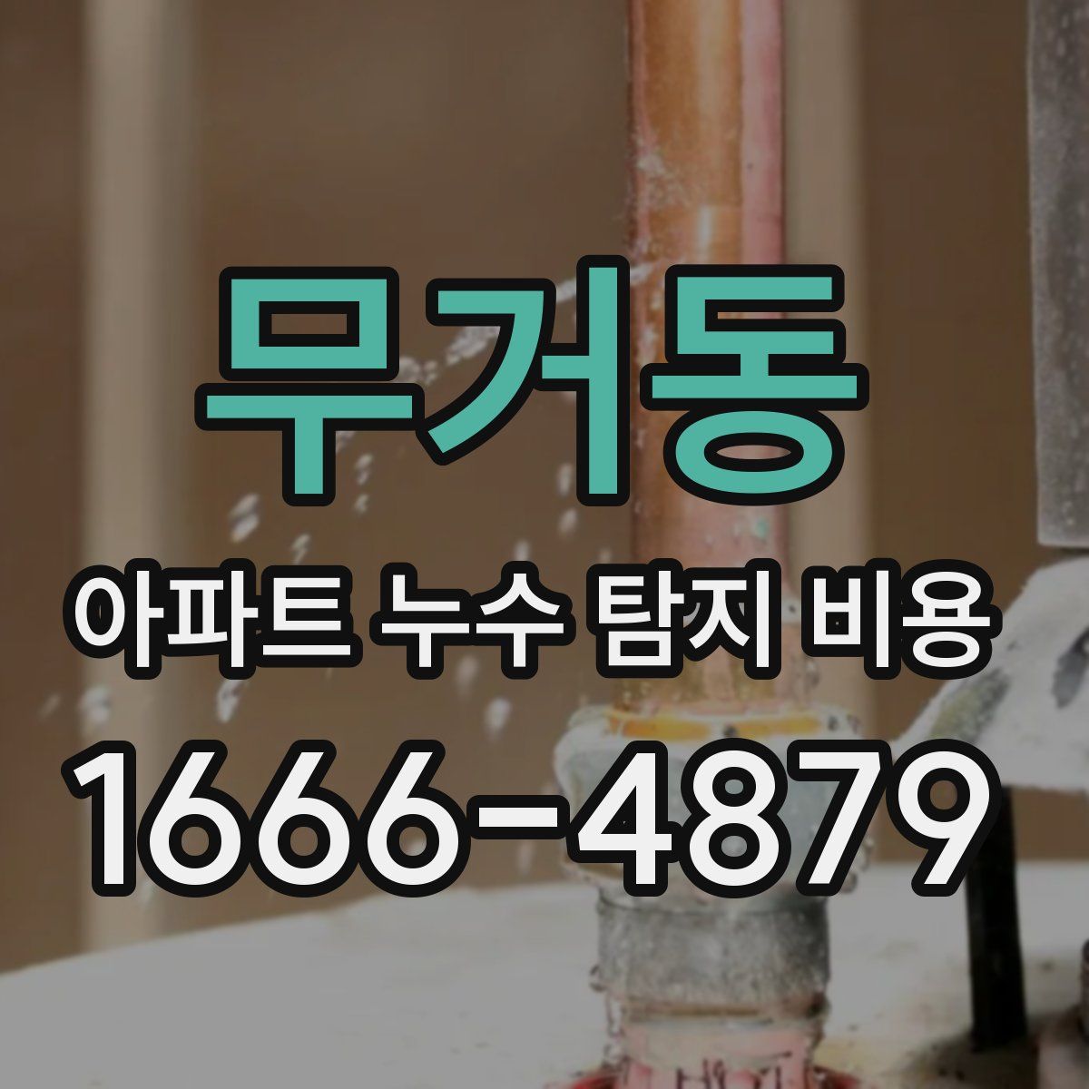 무거동 아파트 누수 탐지 비용