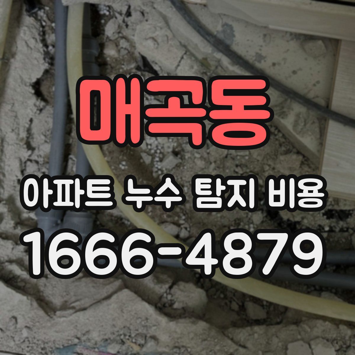 매곡동 아파트 누수 탐지 비용