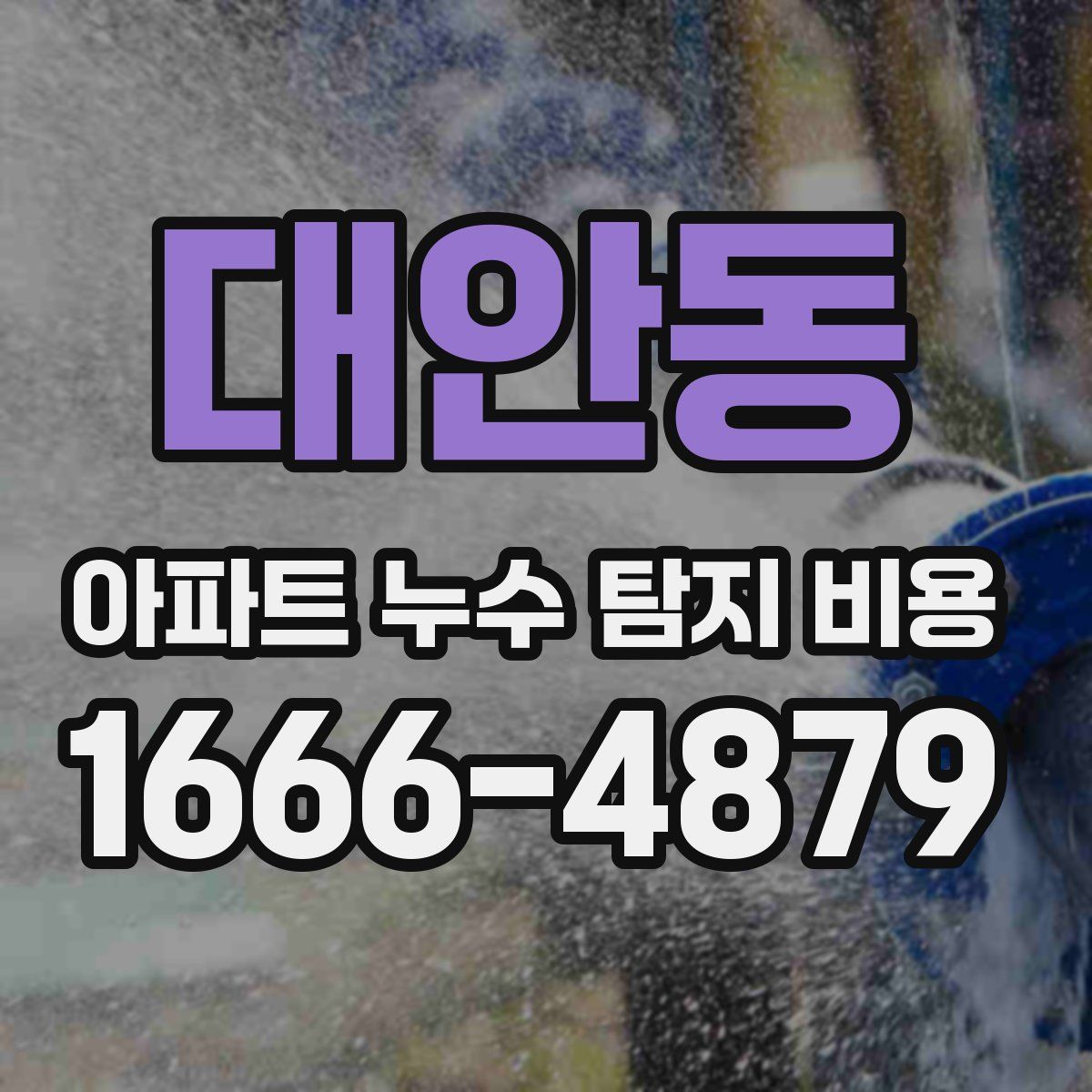 대안동 아파트 누수 탐지 비용