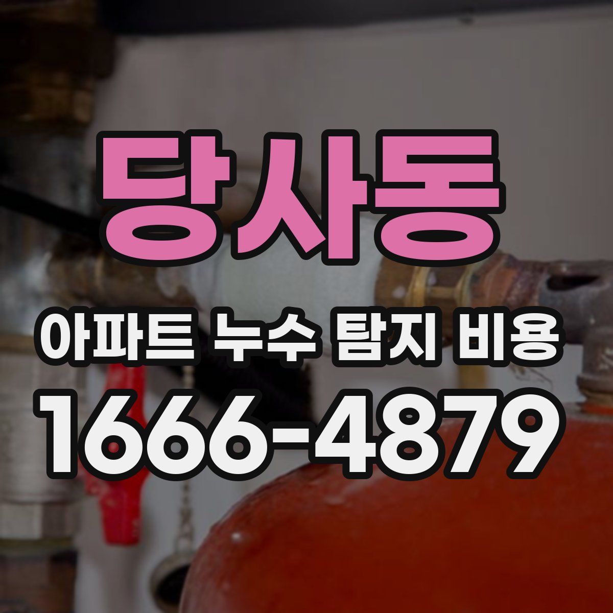 당사동 아파트 누수 탐지 비용