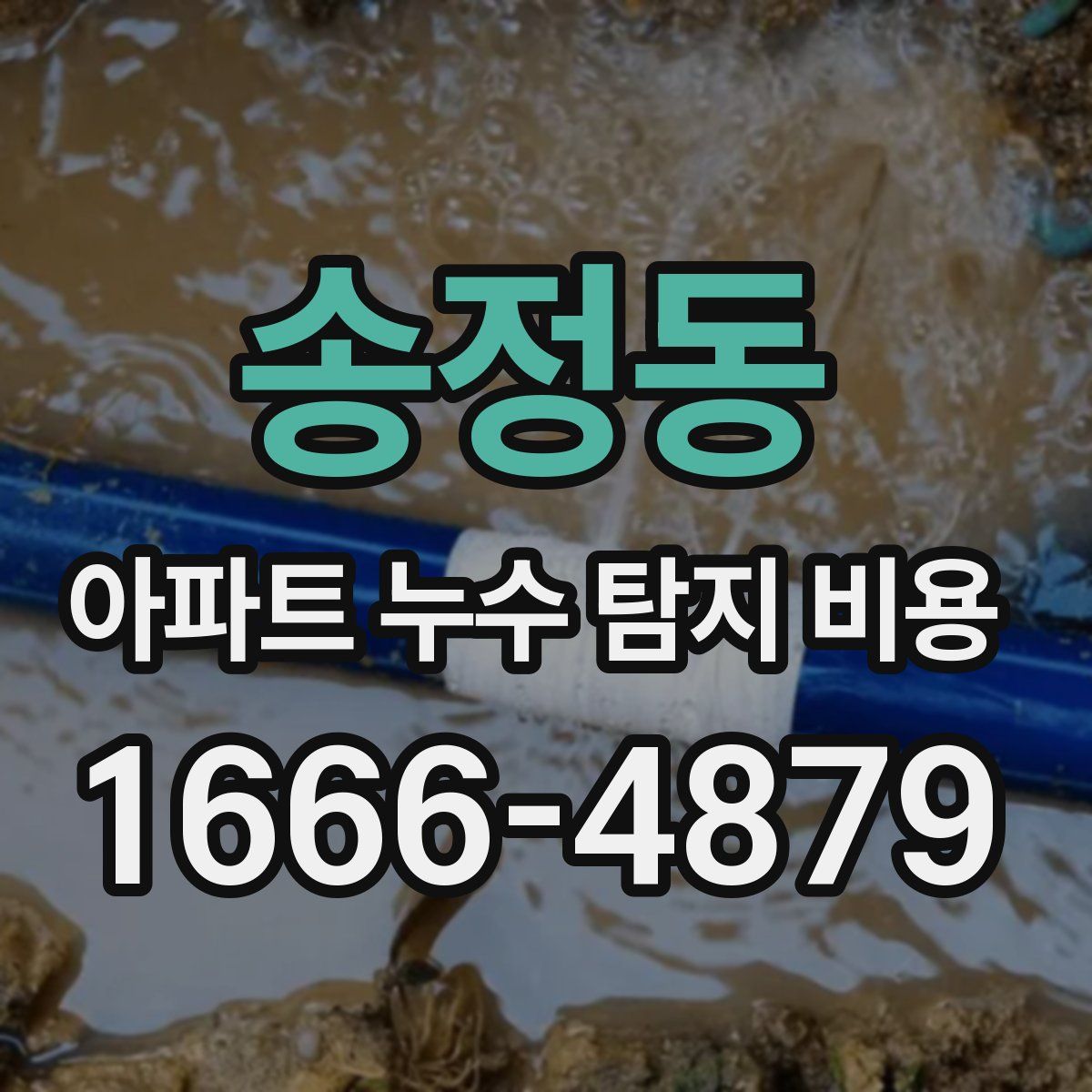 송정동 아파트 누수 탐지 비용