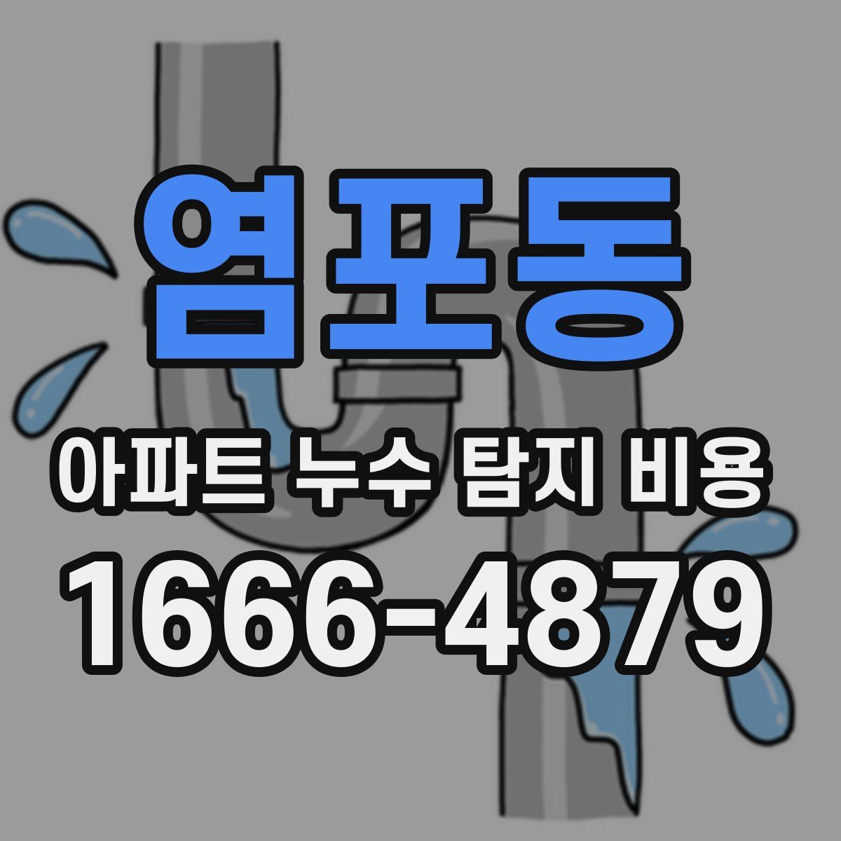 염포동 아파트 누수 탐지 비용
