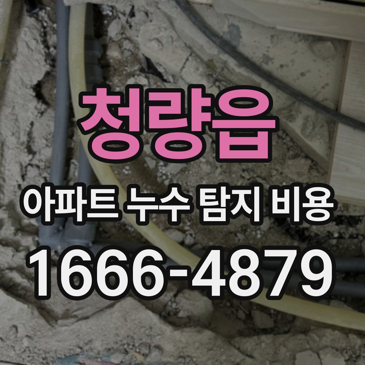 청량읍 아파트 누수 탐지 비용