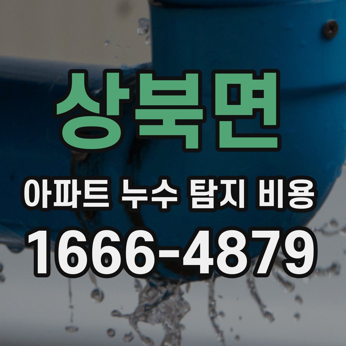 상북면 아파트 누수 탐지 비용