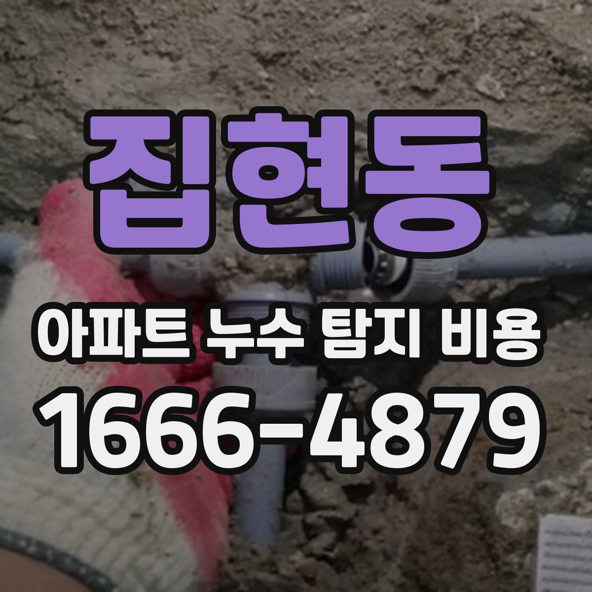 집현동 아파트 누수 탐지 비용