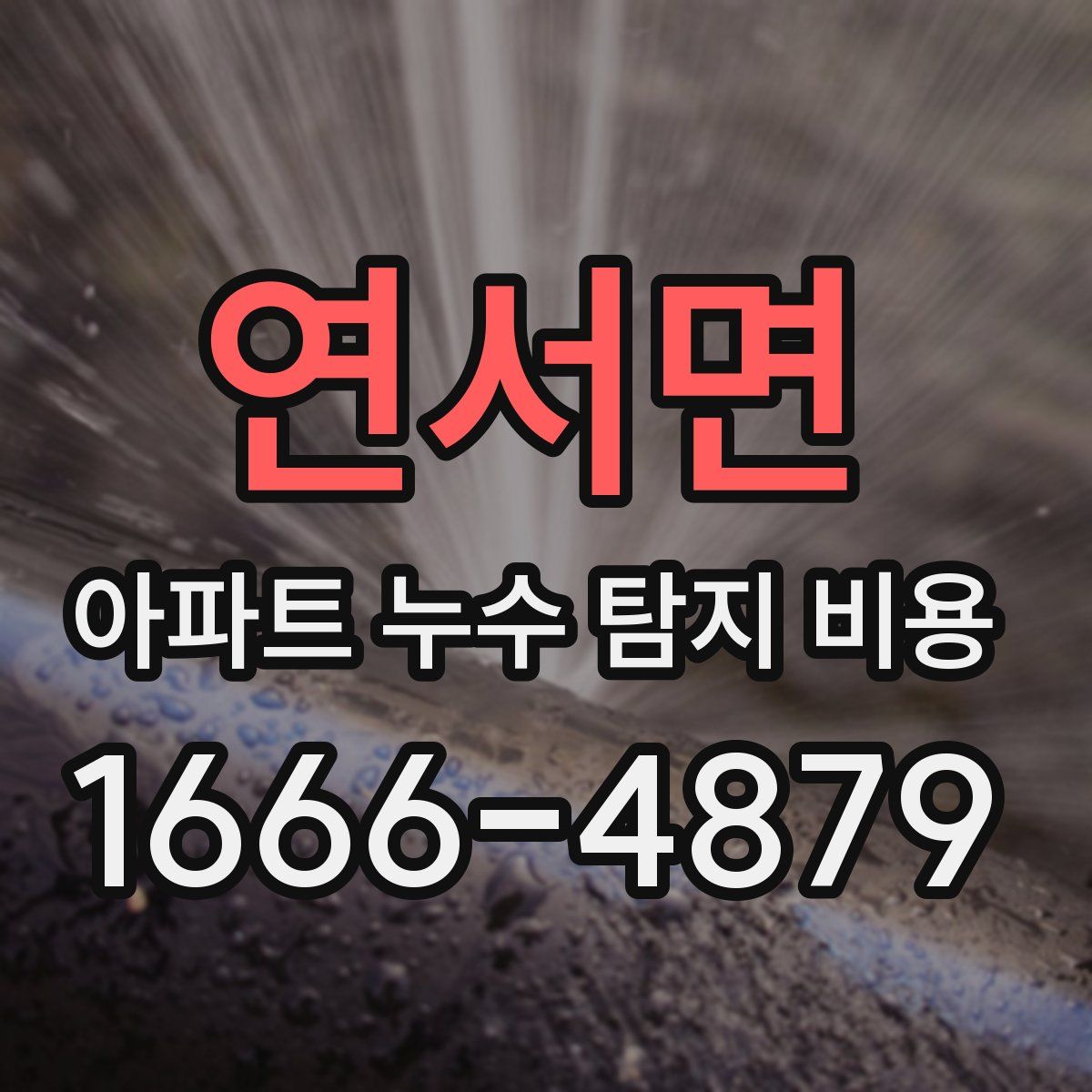 연서면 아파트 누수 탐지 비용