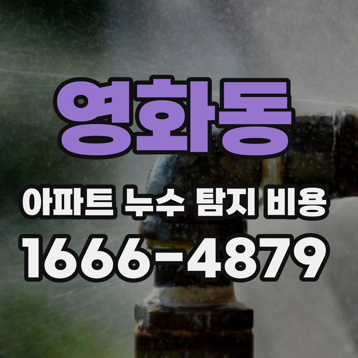 영화동 아파트 누수 탐지 비용