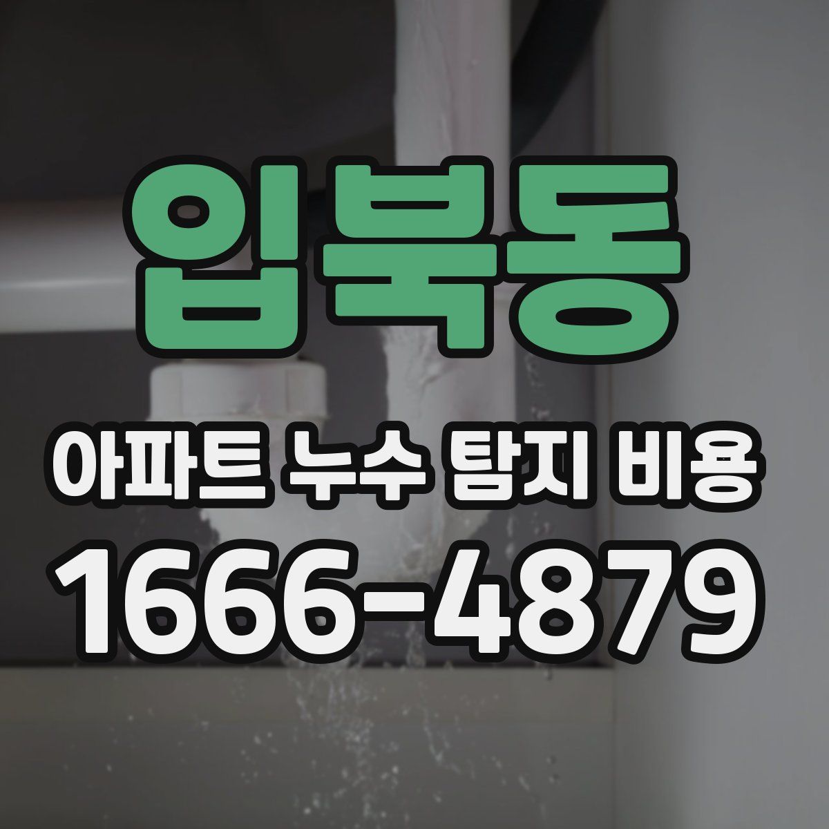 입북동 아파트 누수 탐지 비용