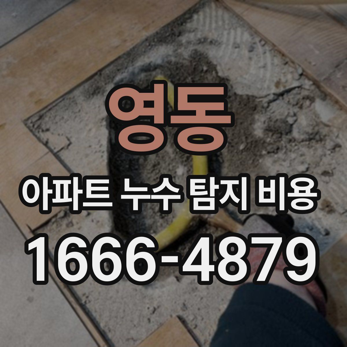 영동 아파트 누수 탐지 비용