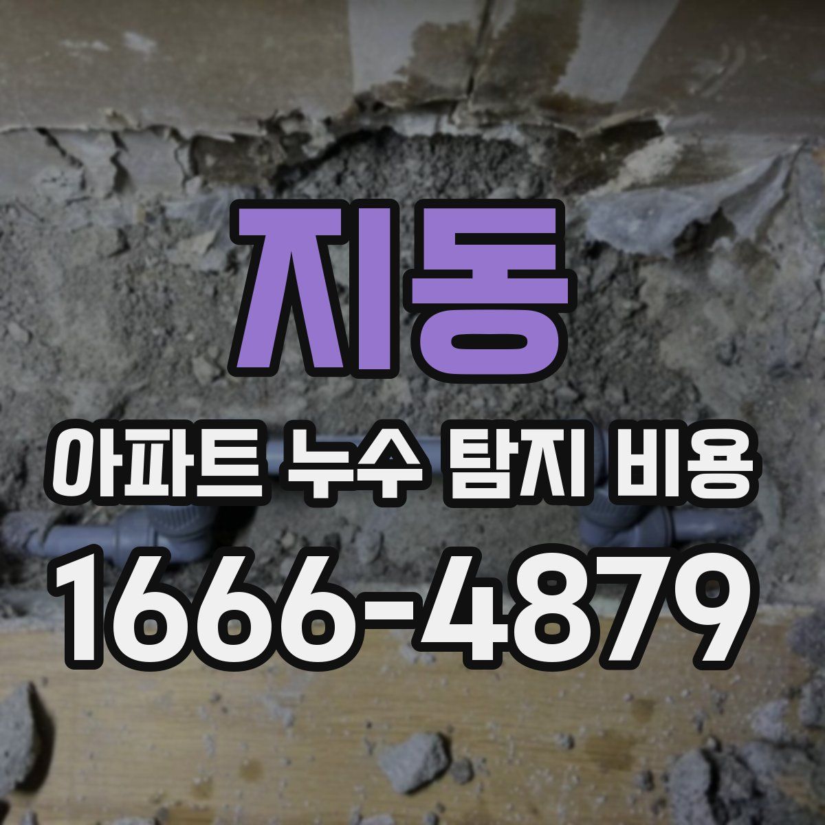 지동 아파트 누수 탐지 비용