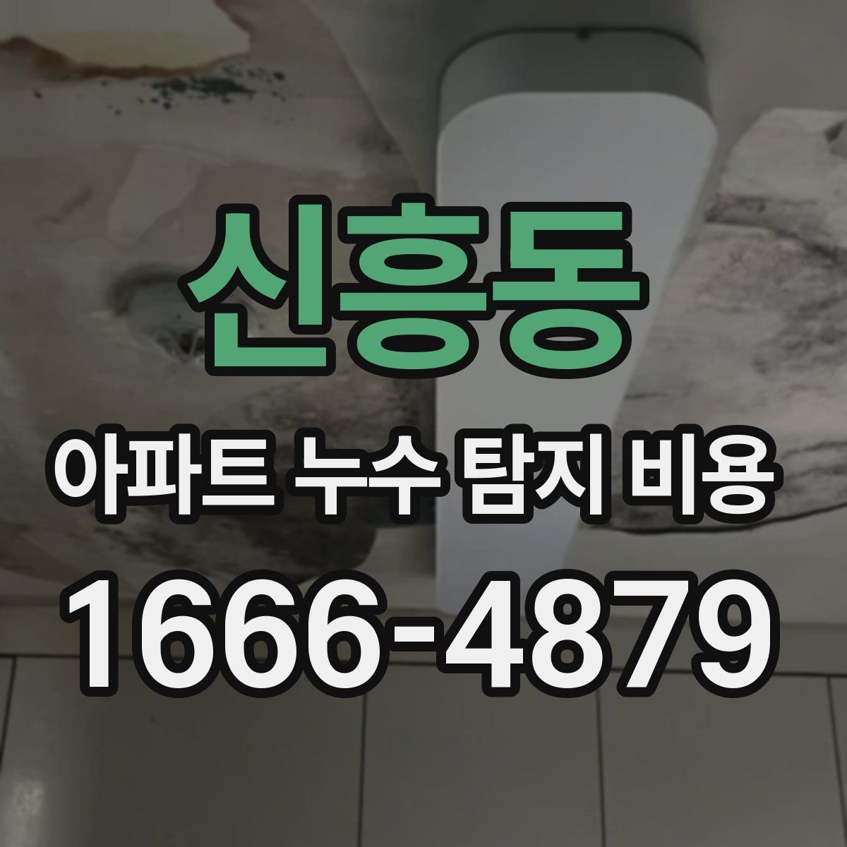 신흥동 아파트 누수 탐지 비용