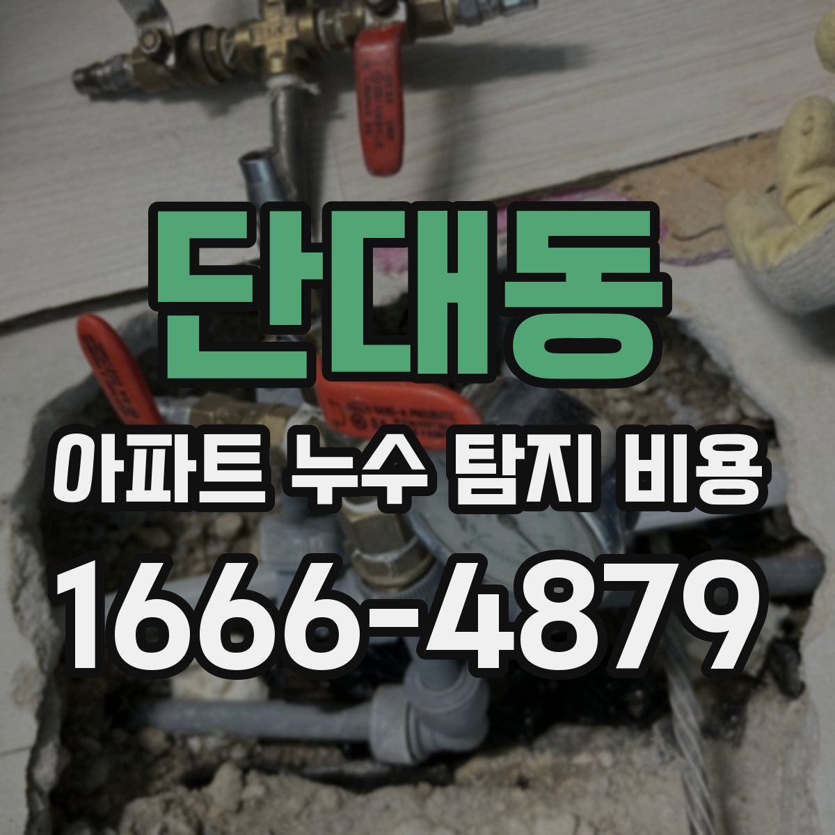 단대동 아파트 누수 탐지 비용