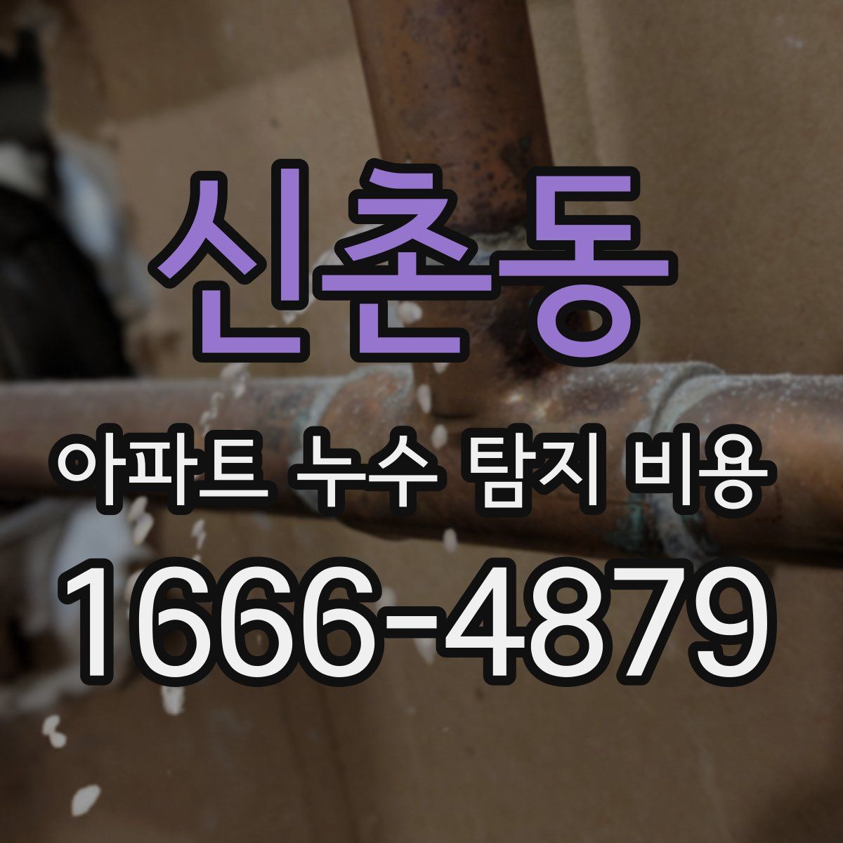 신촌동 아파트 누수 탐지 비용