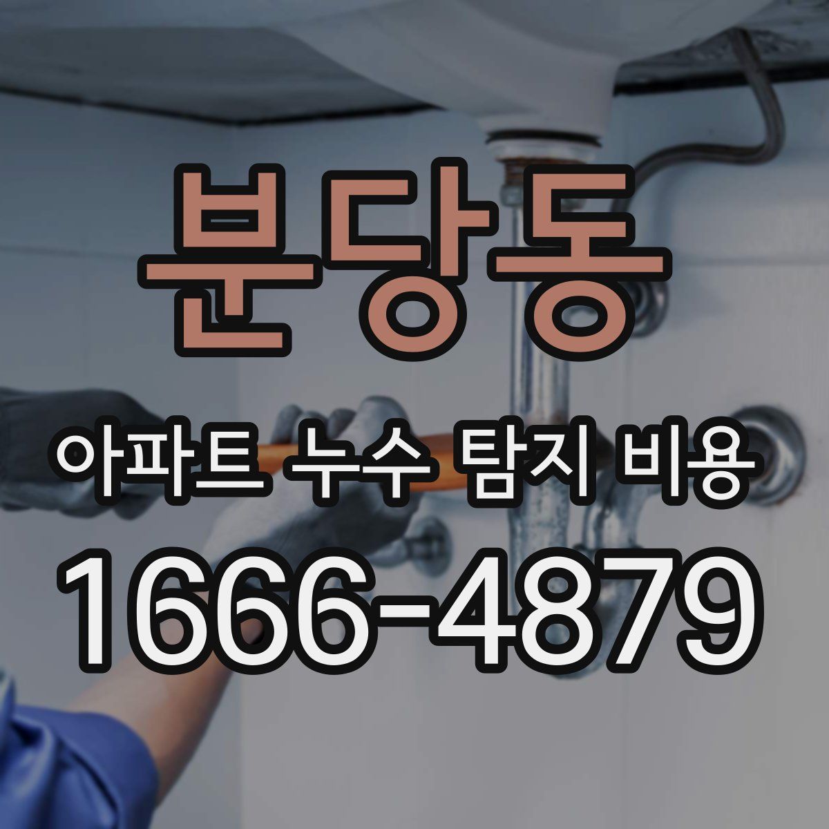 분당동 아파트 누수 탐지 비용