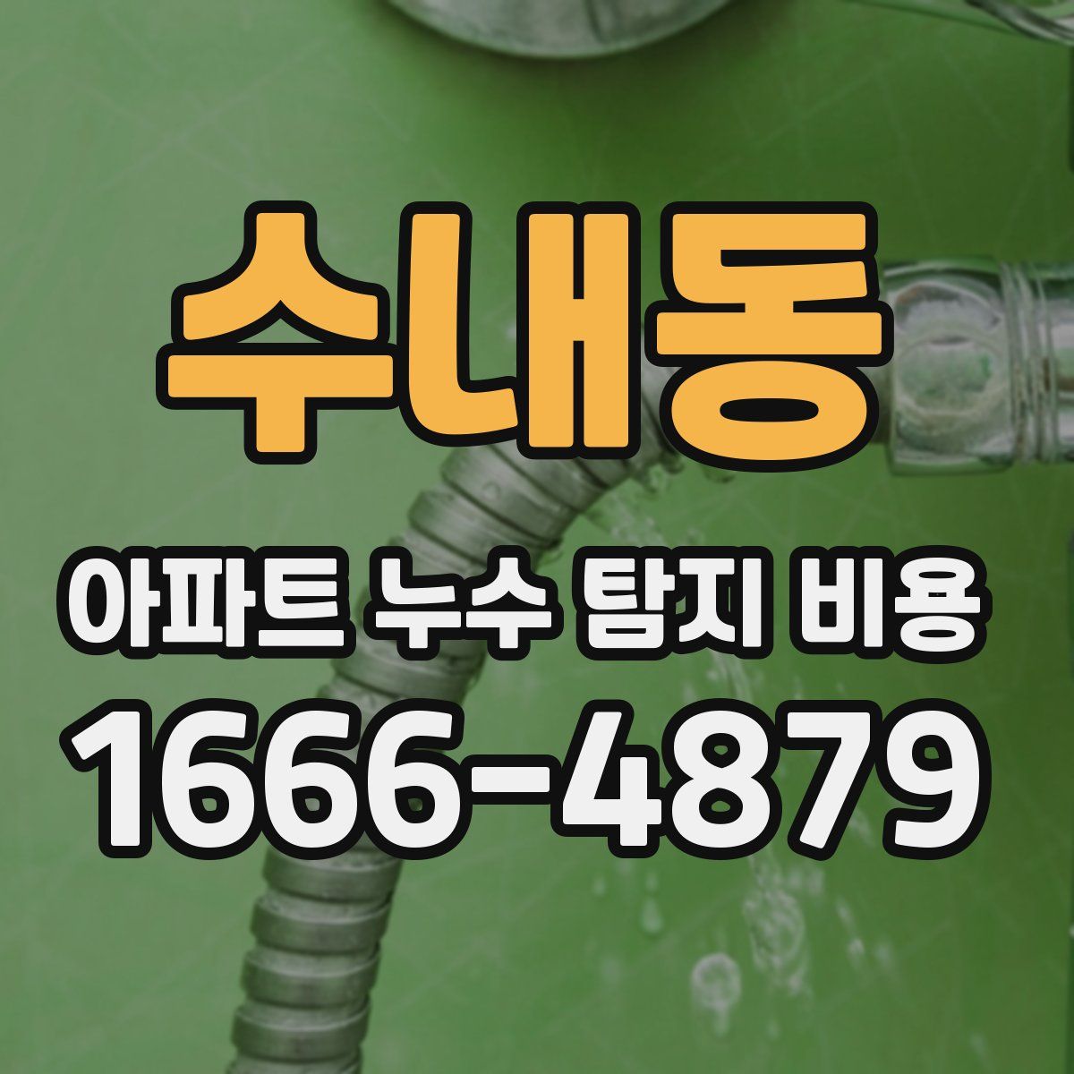 수내동 아파트 누수 탐지 비용