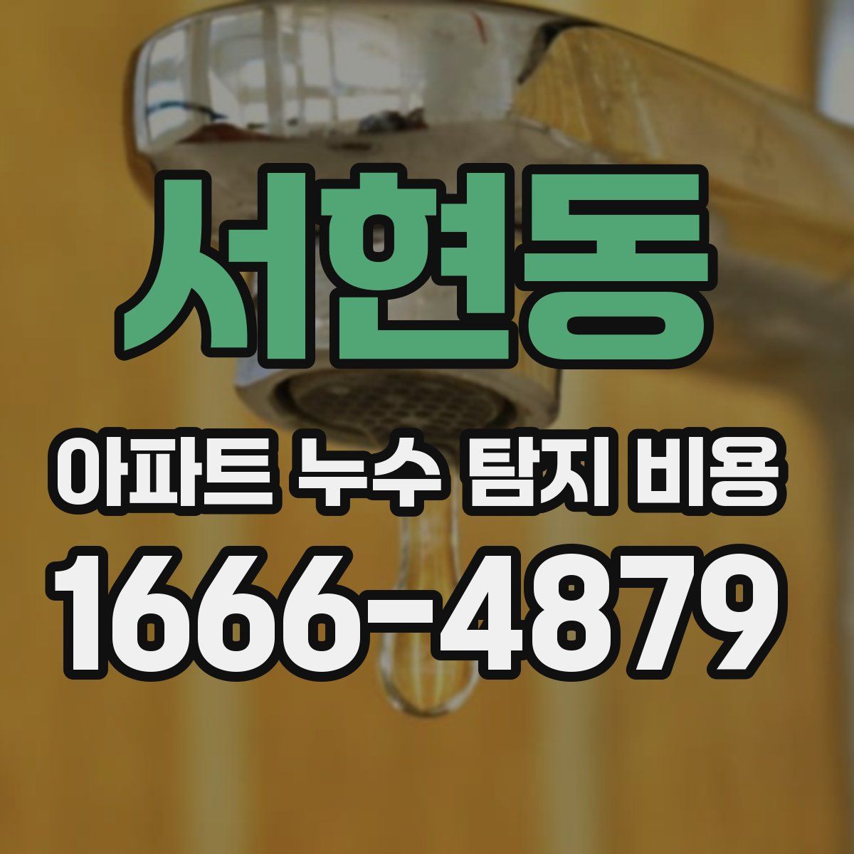 서현동 아파트 누수 탐지 비용