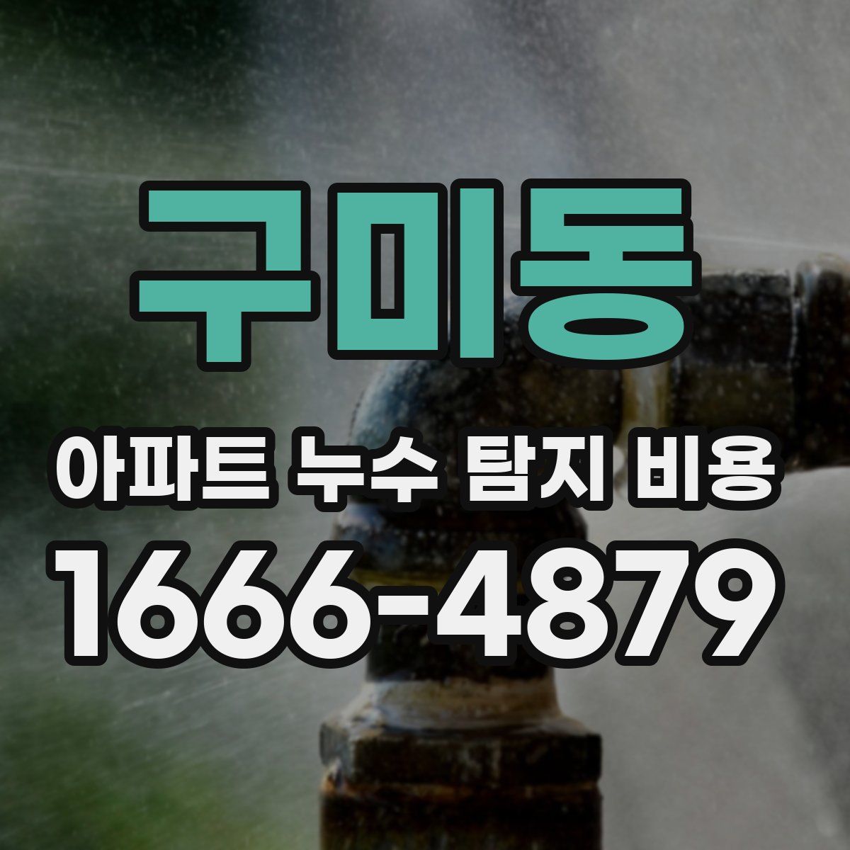 구미동 아파트 누수 탐지 비용