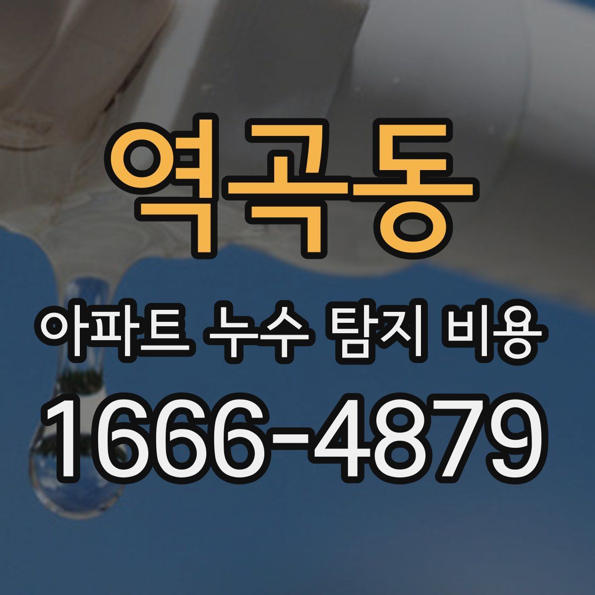 역곡동 아파트 누수 탐지 비용