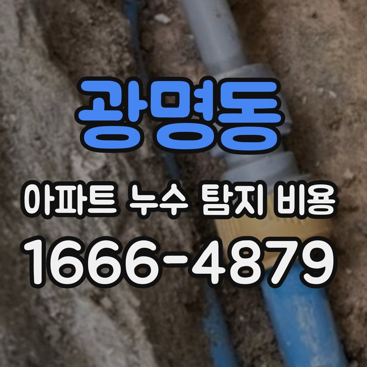 광명동 아파트 누수 탐지 비용