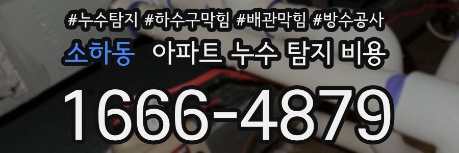 소하동 아파트 누수 탐지 비용