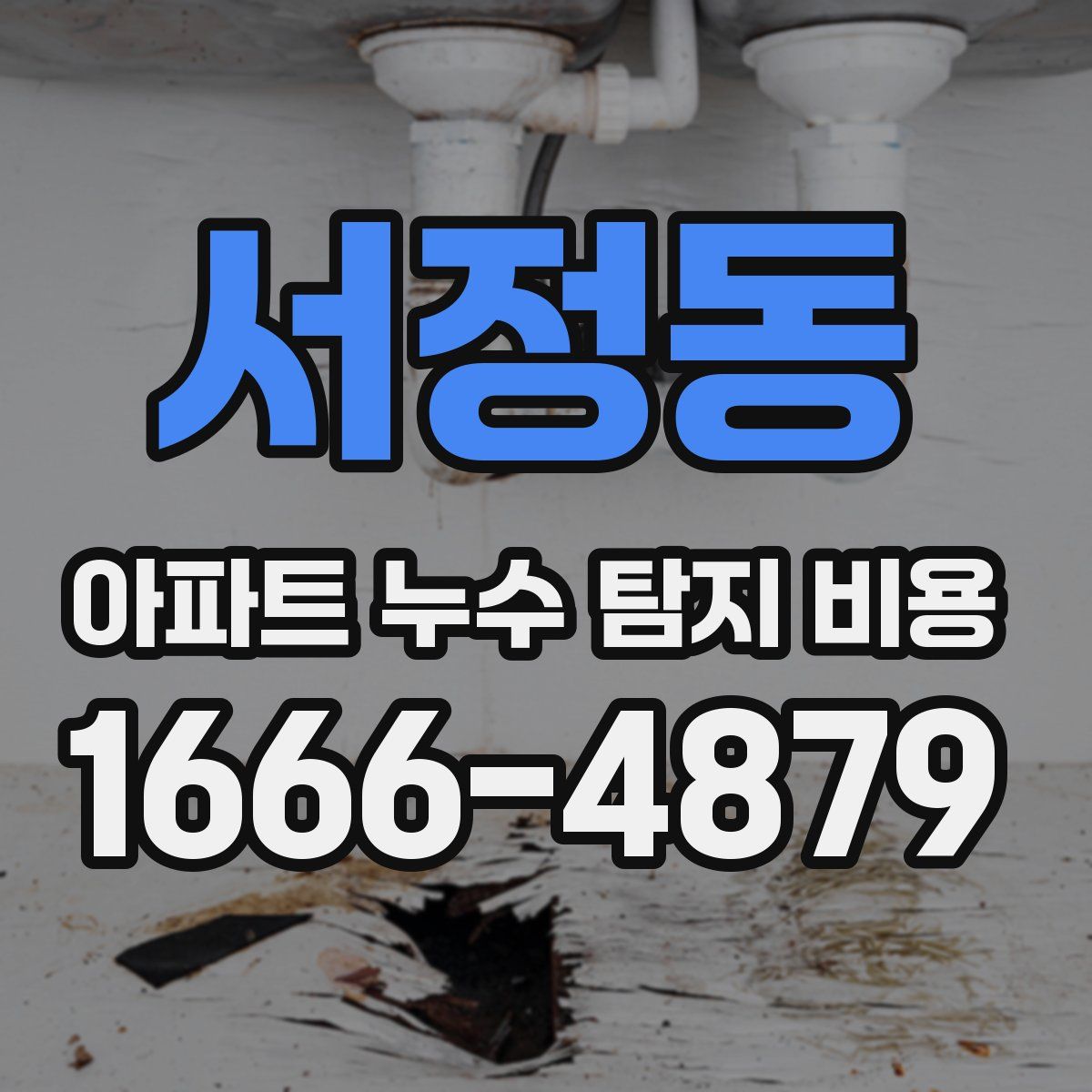 서정동 아파트 누수 탐지 비용