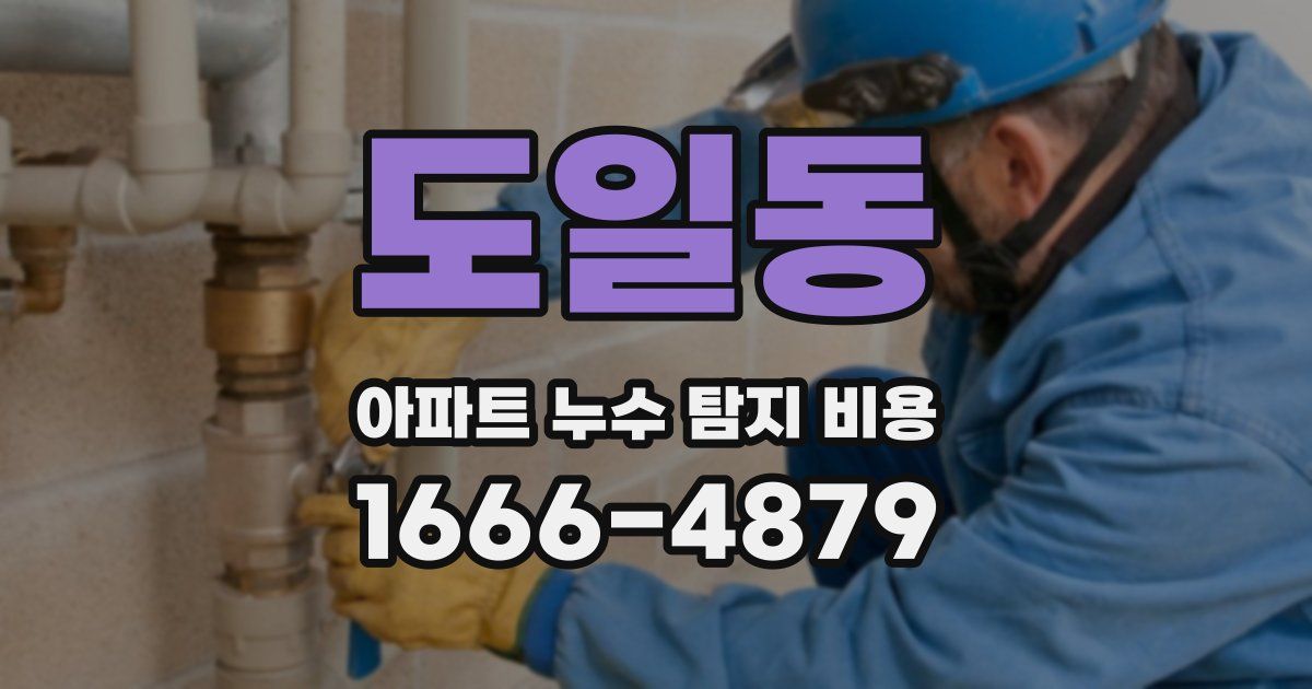 도일동 아파트 누수 탐지 비용