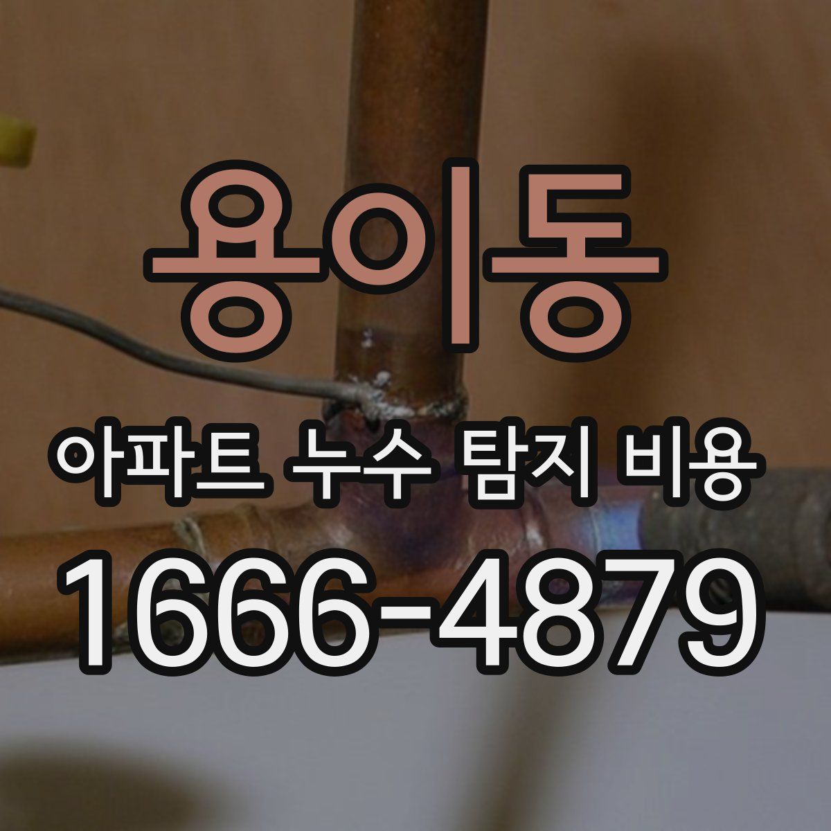 용이동 아파트 누수 탐지 비용