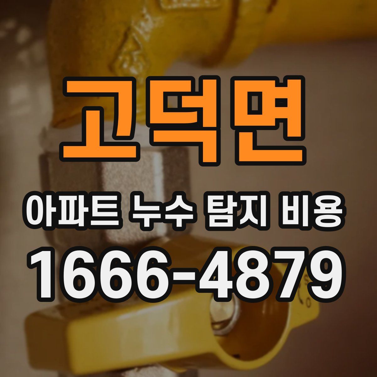 고덕면 아파트 누수 탐지 비용