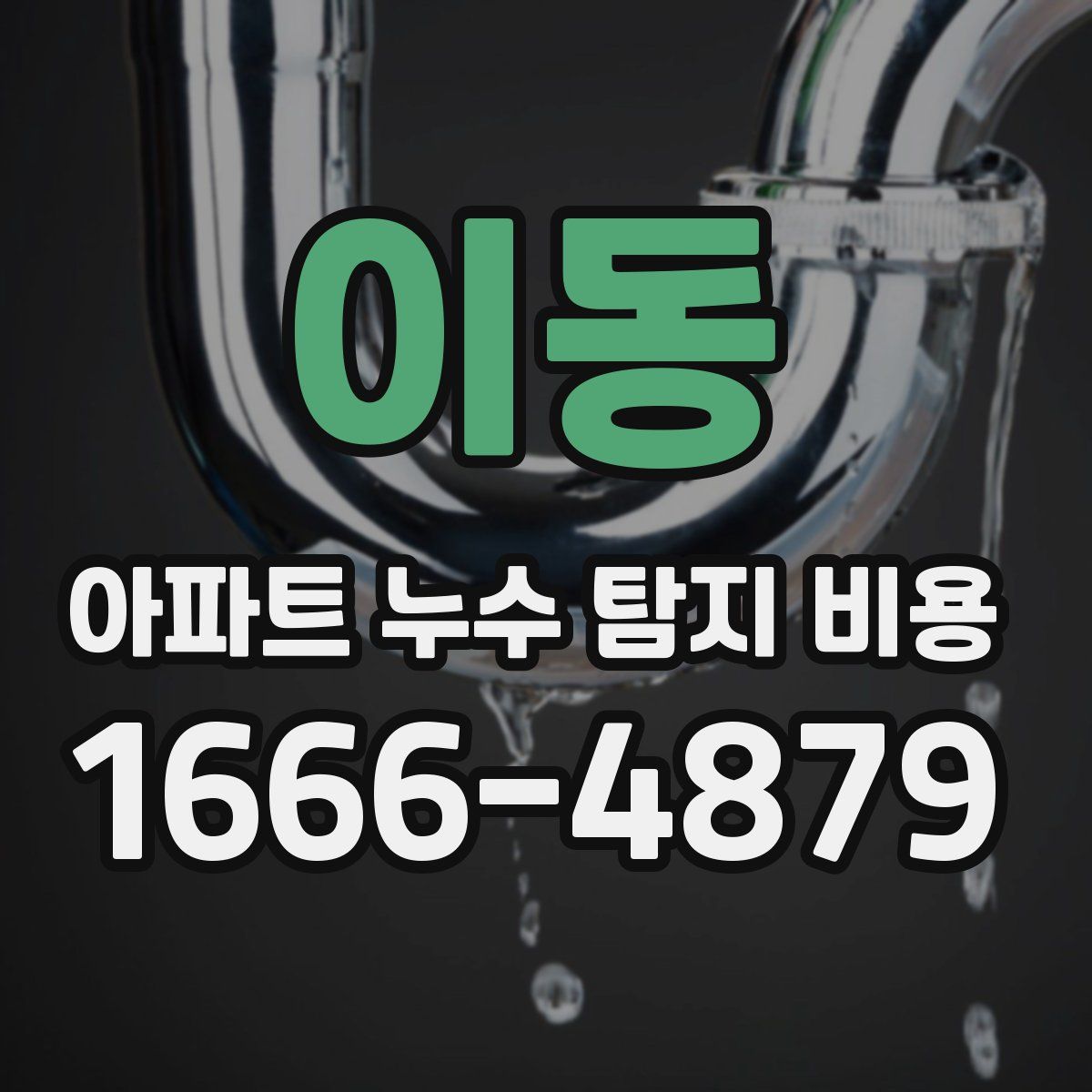 이동 아파트 누수 탐지 비용