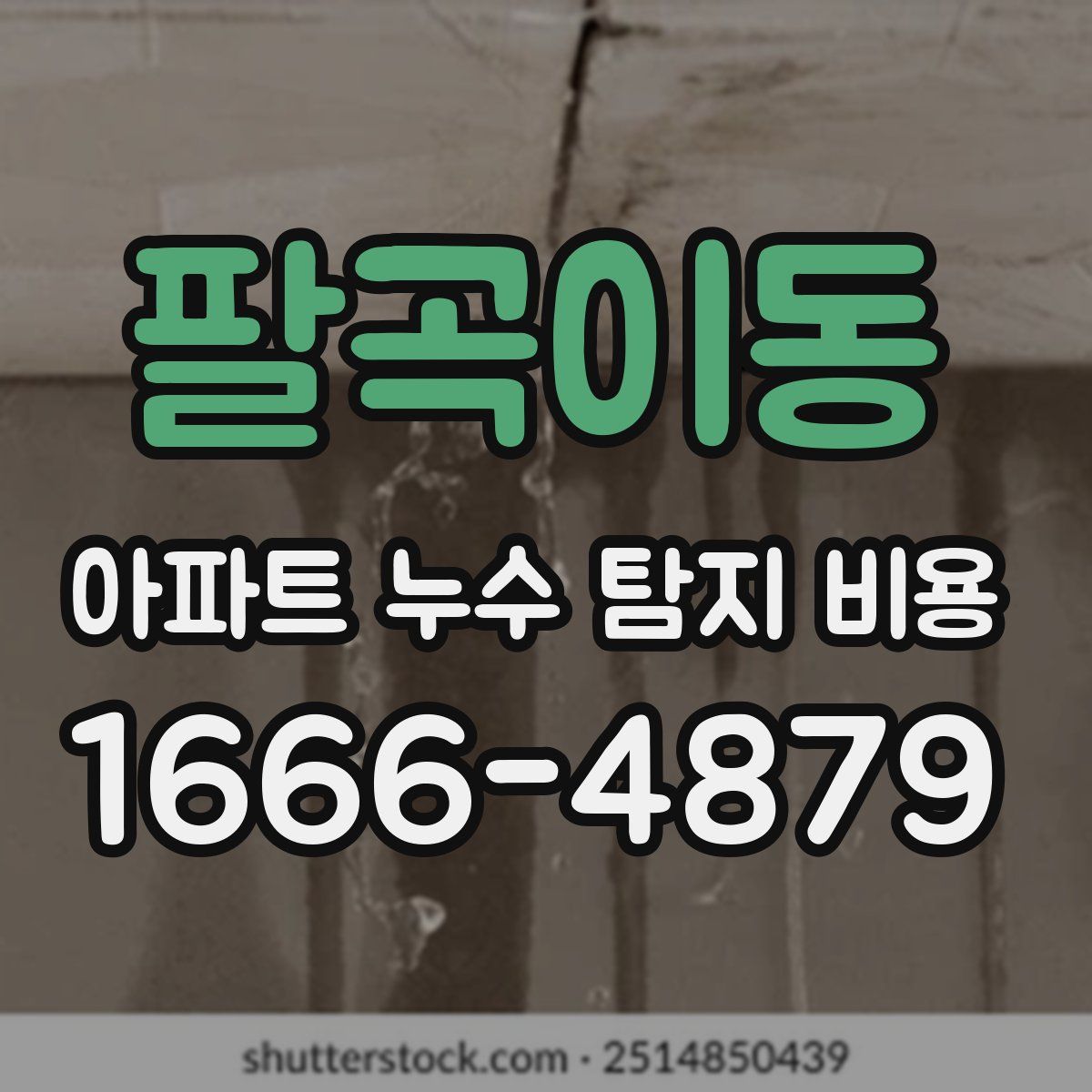 팔곡이동 아파트 누수 탐지 비용