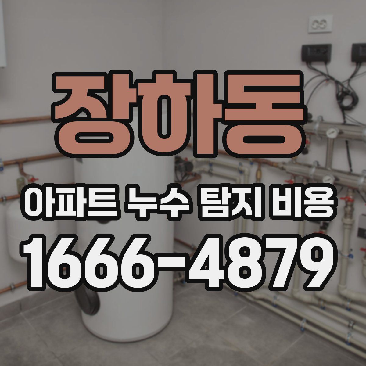 장하동 아파트 누수 탐지 비용
