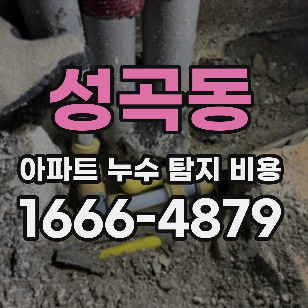성곡동 아파트 누수 탐지 비용