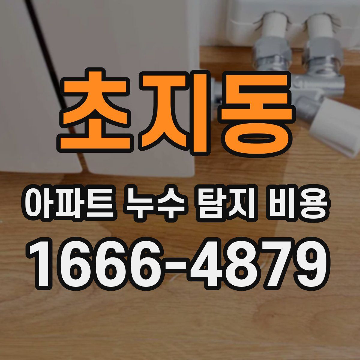 초지동 아파트 누수 탐지 비용