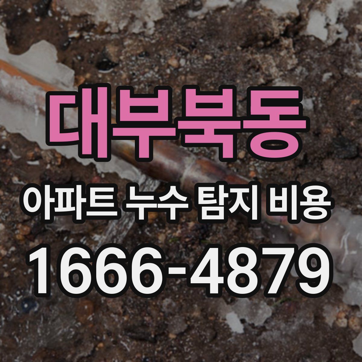 대부북동 아파트 누수 탐지 비용